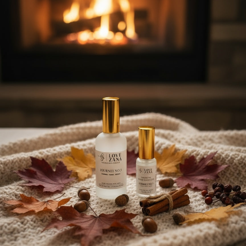 Journei No. 5 - Indulgence Bundle on cozy blanket